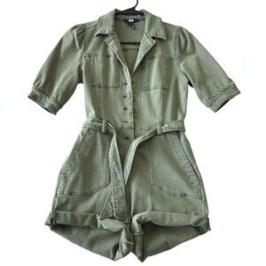 PAIGE Mayslie stretch denim romper